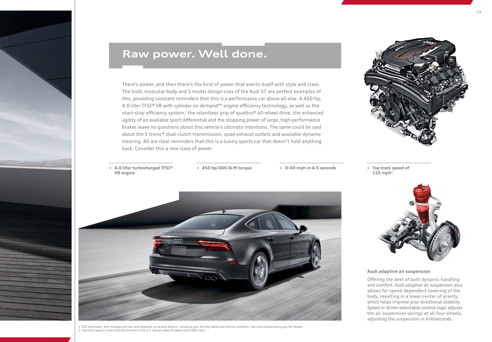 2016 Audi A7 Brochure Page 19